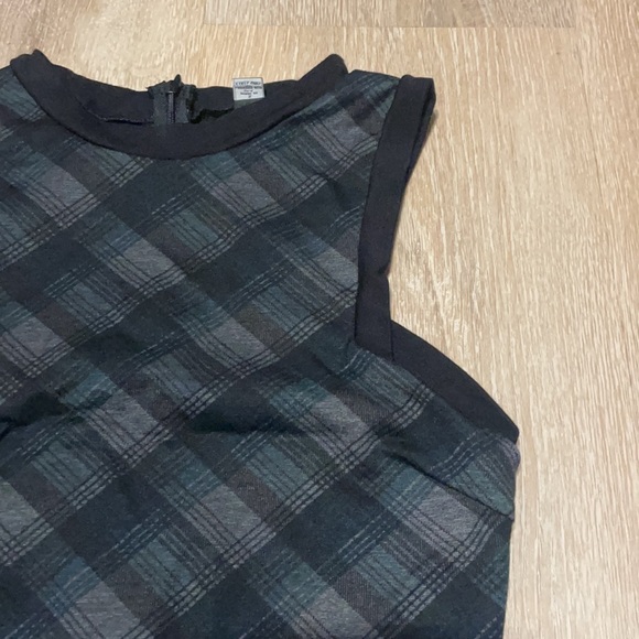 NWOT Plaid Office Mini Dress - Picture 3 of 7